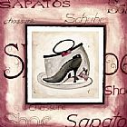 Alfred Gockel Canvas Paintings - Fashion Shoes I